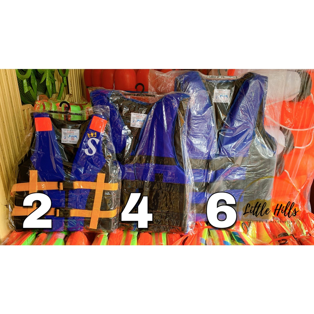 Màu ngẫu nhiên - Áo phao cứu hộ siêu nhẹ mẫu đặc biệt màu đẹp ngẫu nhiên - Size chuẩn - Little Hills