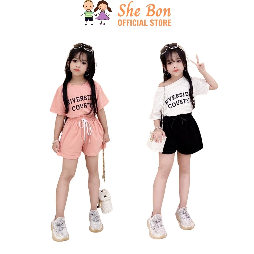 Đồ Bộ Mùa Hè Bé Gái Quần Loe BG2147 - She Bon