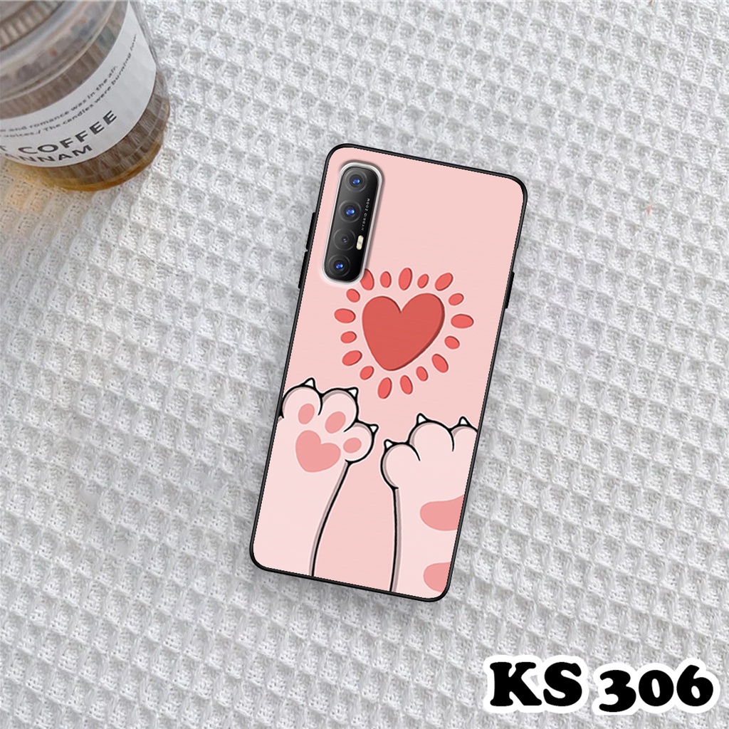 Ốp lưng Oppo Reno 3 - Oppo Reno 3 Pro - Ốp in hình LoveCat - Chất liệu TPU siêu bền