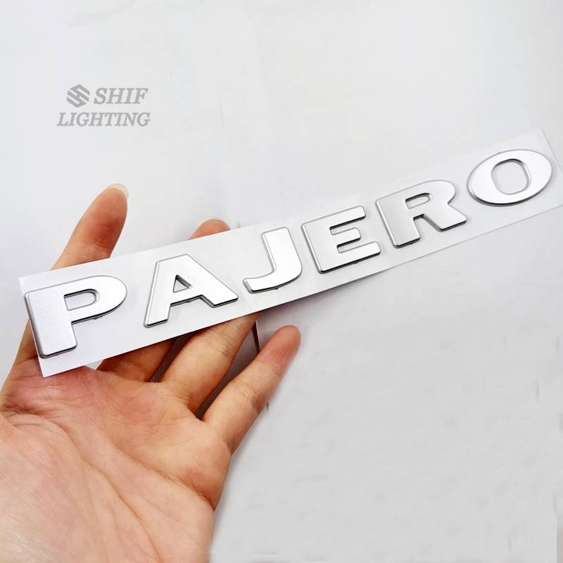 Hình dán chữ Pajero Sport trang trí xe hơi độc đáo