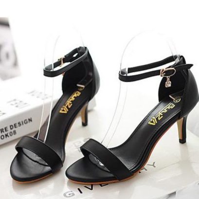 Giày Nữ Cao 5cm Thời Trang Màu Đen và Trắng XKS7