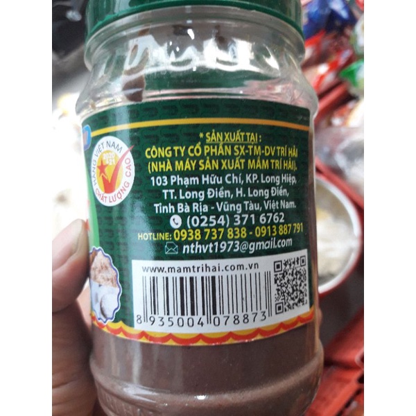Mắm ruốc Trí Hải, đặc sản Vũng Tàu ngon tuyệt vời hũ 193gr - 393gr