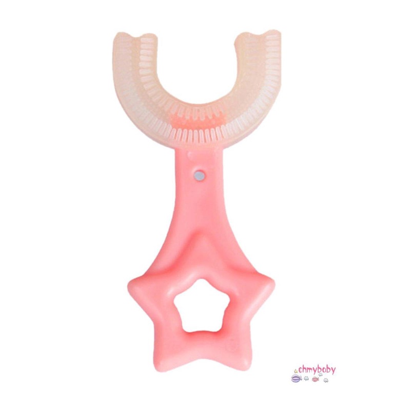 [Hàng mới về] Bàn chải đánh răng cao su mềm kiểu chữ U dành cho trẻ em