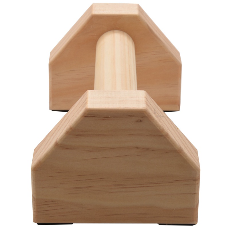 1 Cặp Thanh Chống Cân Bằng Bằng Gỗ Để Tập Thể Dục Tiện Lợi Đứng