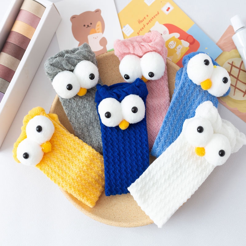 Vớ Luckycandy Cotton Họa Tiết Hoạt Hình Đáng Yêu Cho Bé Sơ Sinh 0-2 Tuổi