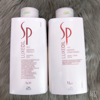 Bộ Dầu gội xả bảo vệ và tái tạo cấu trúc tóc LUXE OIL KERATIN SP WELLA
