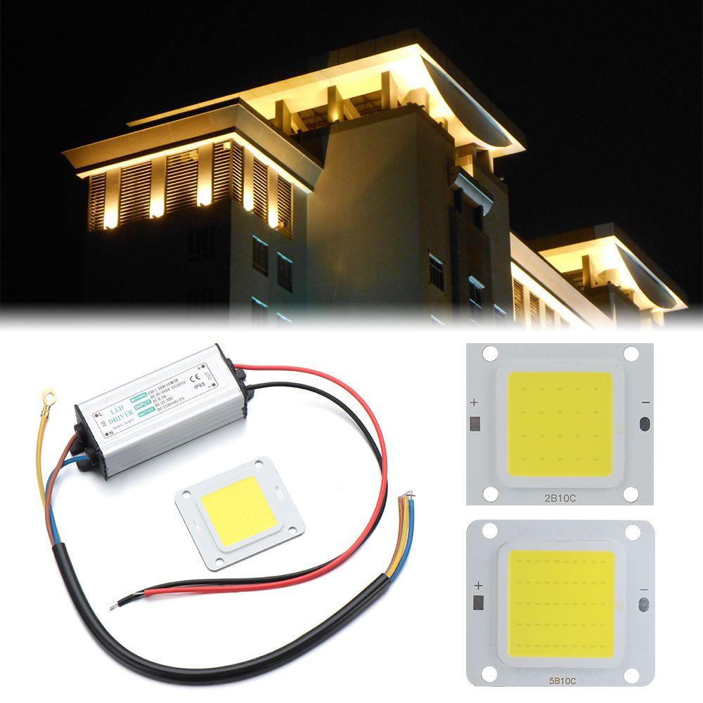 FAY Chip Đèn LED COB Ánh Sáng Trắng / Ấm Kèm Trình Điều Khiển Nguồn
