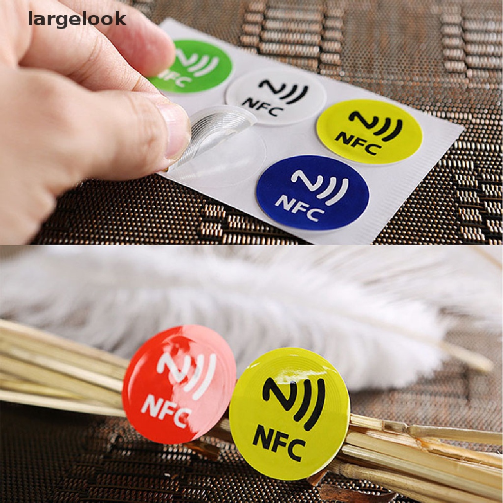 1 Miếng Dán NFC Ntag213 Bằng Nhựa PET Chống Thấm Nước Cho Điện Thoại ♨Hot