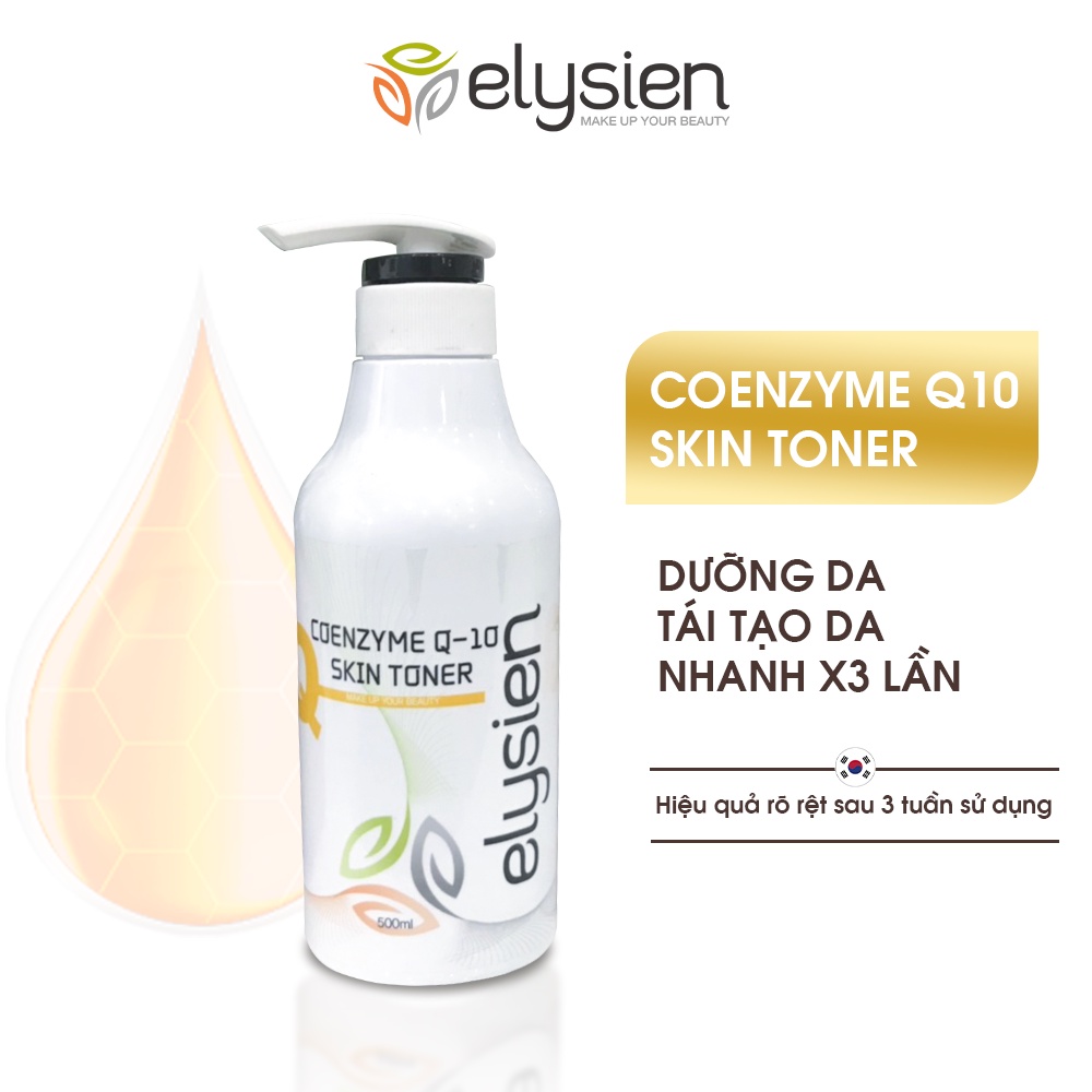 Nước hoa hồng Coenzyme Q-10 Skin Toner ELYSIEN cấp ẩm cho da cân bằng độ pH phục hồi hư tổn - B2B