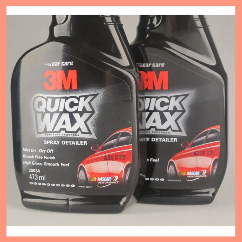 Chai Xịt Tăng Độ Bóng Bề Mặt Sơn Ô Tô Xe Máy 3M 39034 Quick Wash 473ml Làm mới Bề Mặt Xe - Nhập Khẩu 3M USA