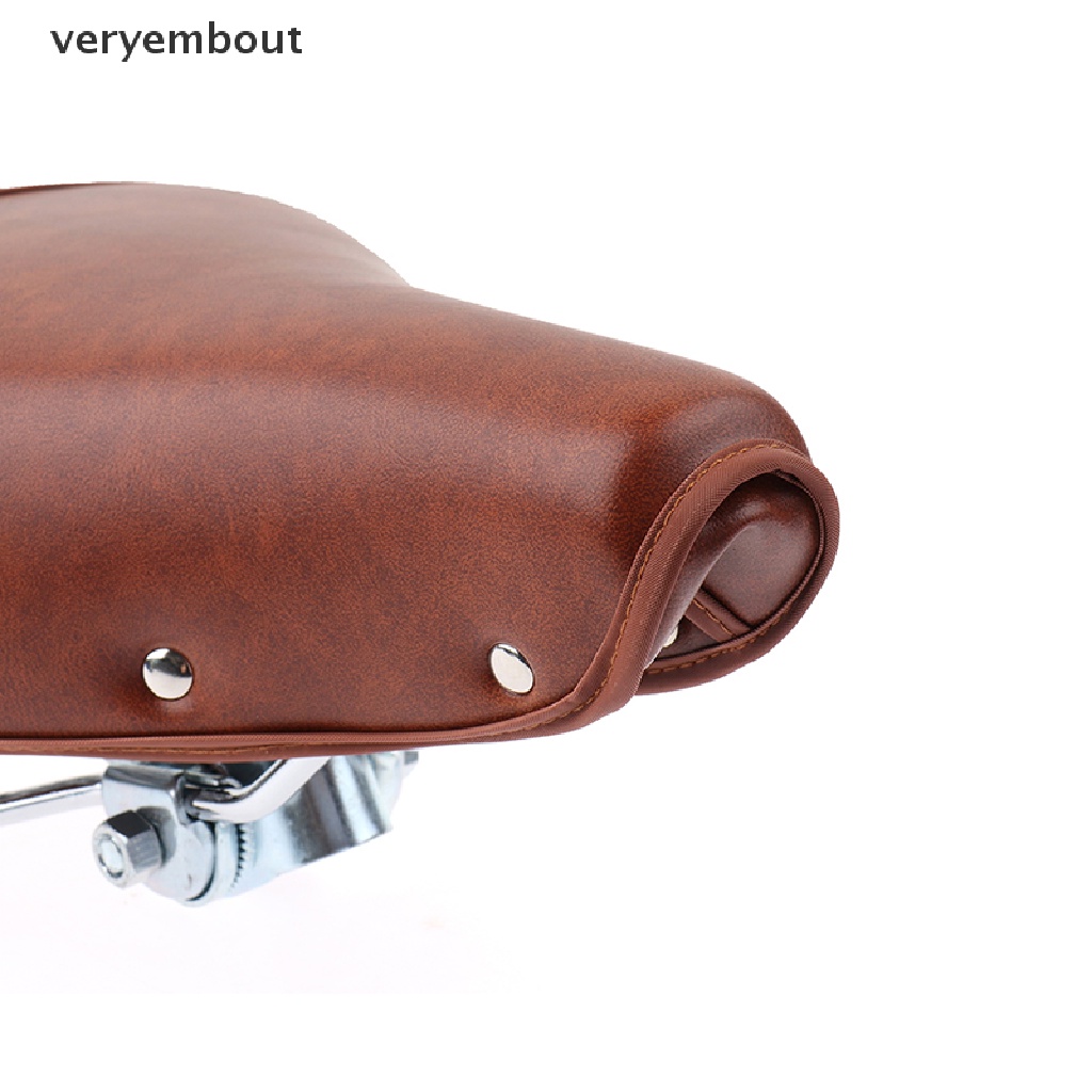 Yên Xe Đạp Chất Liệu Da PU Thoải Mái Phong Cách Cổ Điển