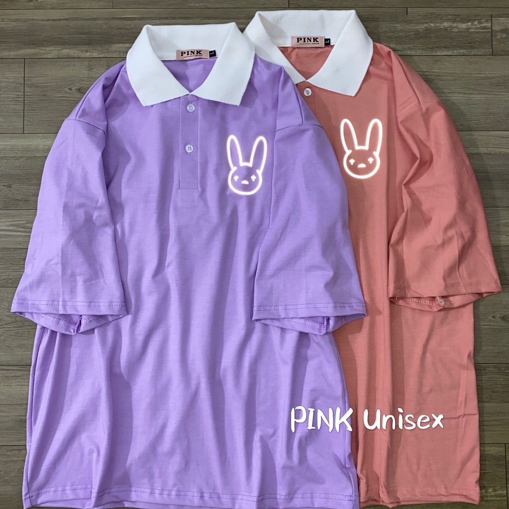 [ FULL SIZE + HÌNH THẬT ] Áo Polo PHẢN QUANG THỎ BUNNY