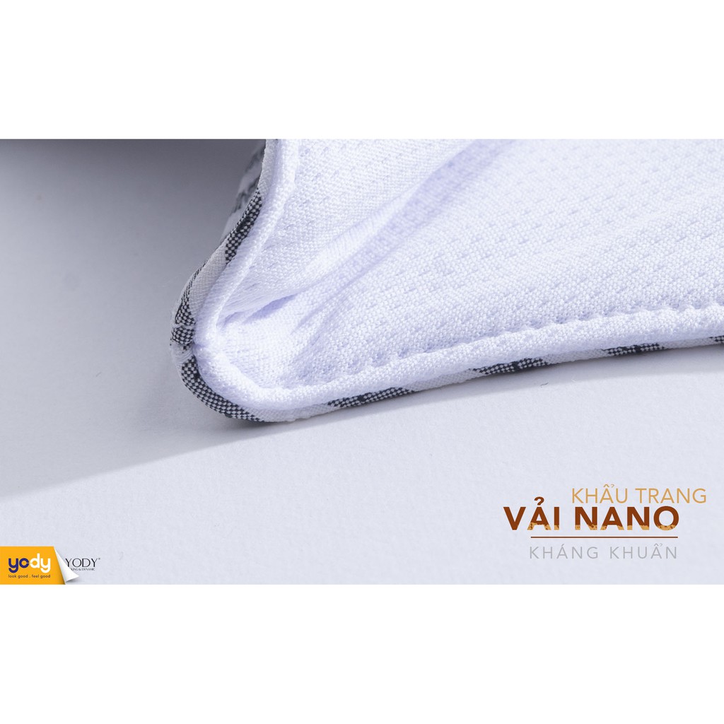Khẩu trang vải Yody combo 5 chiếc công nghệ nano ion bạc | BigBuy360 - bigbuy360.vn