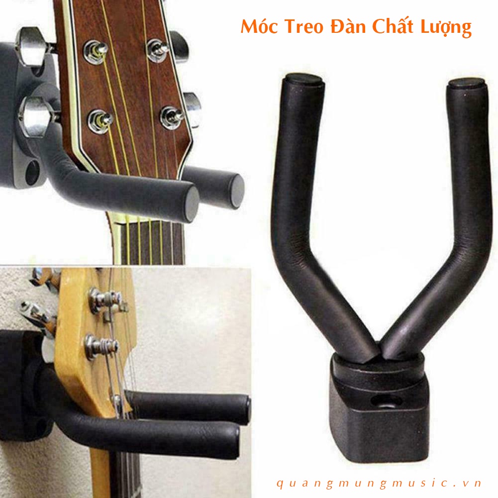 Móc Treo Đàn Guitar, Ukulele, Violin đầy đủ ốc vít - Giá gắn tường treo đàn tiện dụng