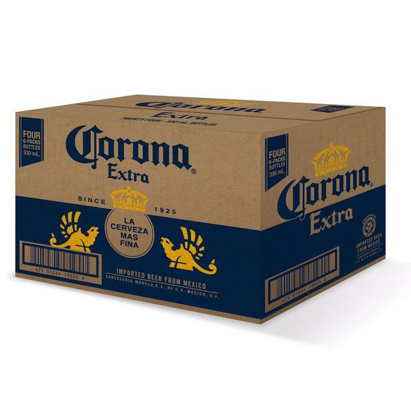 (Bia Corona Extra thùng 24 chai 355ml - Bia Coronita thùng 24 chai 210ml