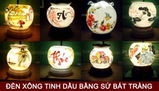 Đèn xông tinh dầu gốm sứ Bát Tràng