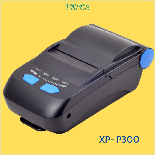 [NHẬP MÃ THIE9 GIẢM 8%]Máy in hóa đơn cầm tay mini Xprinter P300, In bill kết nối Bluetooth từ điên thoại Iphone, Androi