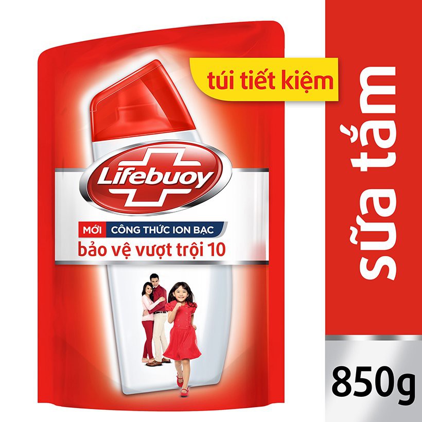 Sữa tắm kháng khuẩn Lifebuoy chai 850g tặng | WebRaoVat - webraovat.net.vn