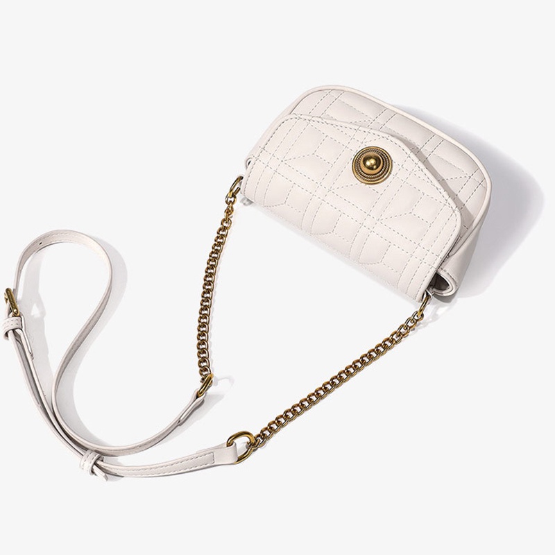 Túi đeo chéo IELGY phối dây xích phong cách phương Tây thời trang cho nữ