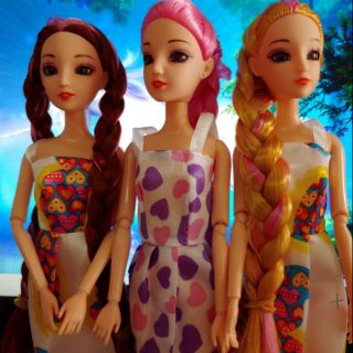 Búp bê khớp baby tóc dài