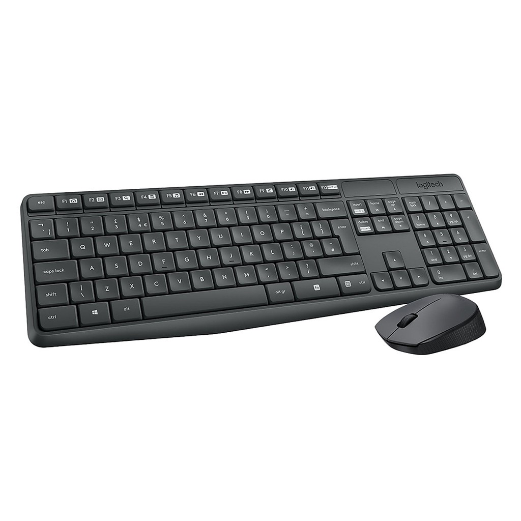 Bộ Bàn Phím Và Chuột Không Dây Logitech MK235 - Hàng chính hãng