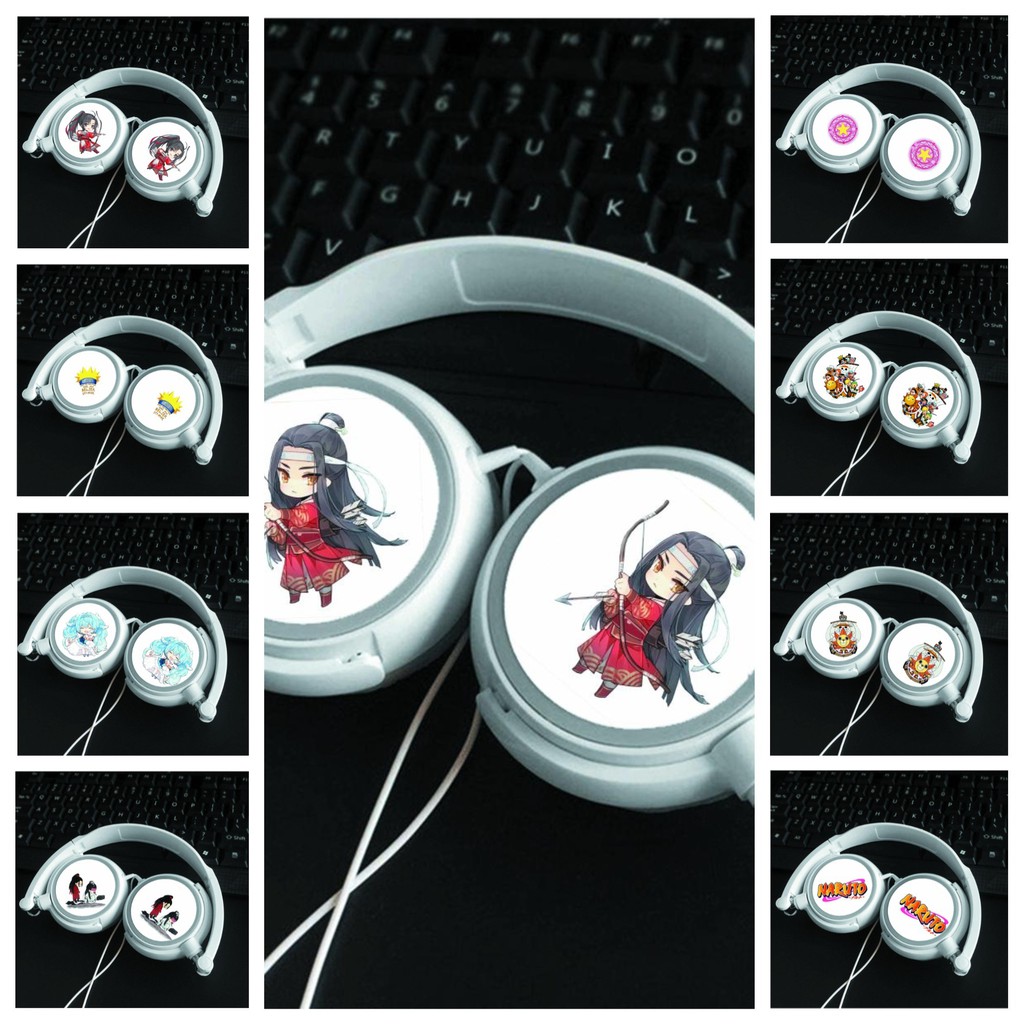 Tai nghe chụp MA ĐẠO TỔ SƯ CHIBI HATSUNE MIKU NARUTO ONE PIECE ONE PUNCH MAN SAKURA thiết kế thông minh cá tính