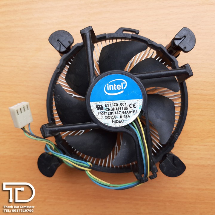 Quạt tản nhiệt CPU các dòng socket 1155/1150/1151/1156 fan zin box - Fan stock 115x