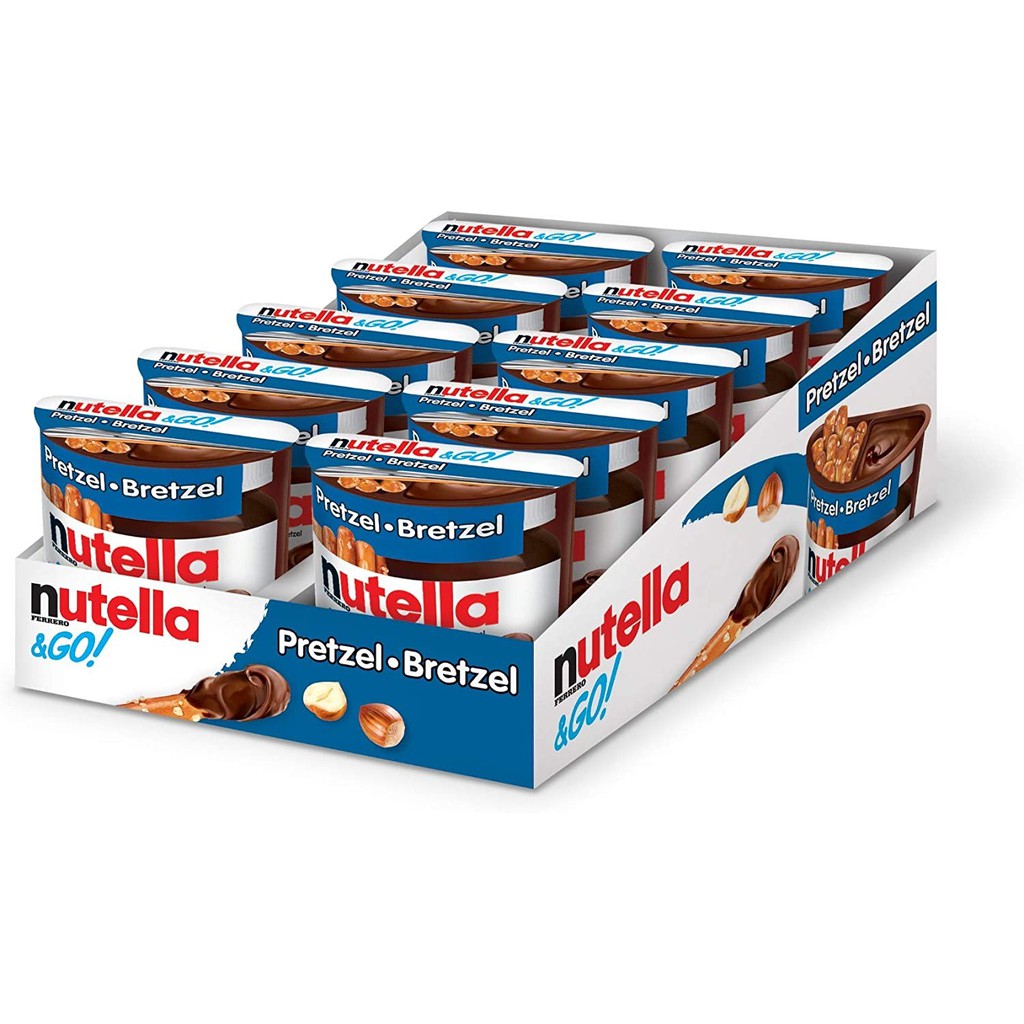 Bánh que chấm Nutella and Go ( thùng 16 gói x 52 gr/gói) - Nhập khẩu Mỹ