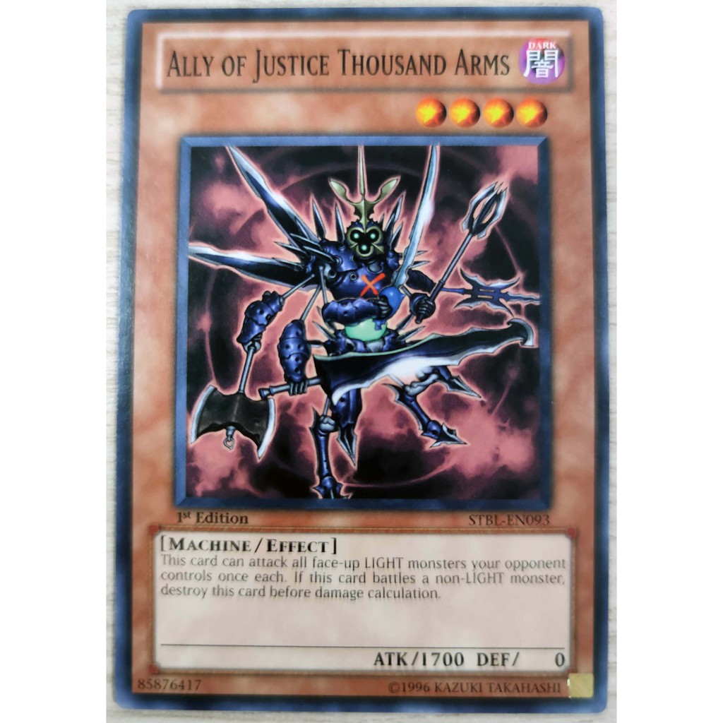 [Thẻ Yugioh] Ally of Justice Thousand Arms |EN| Common