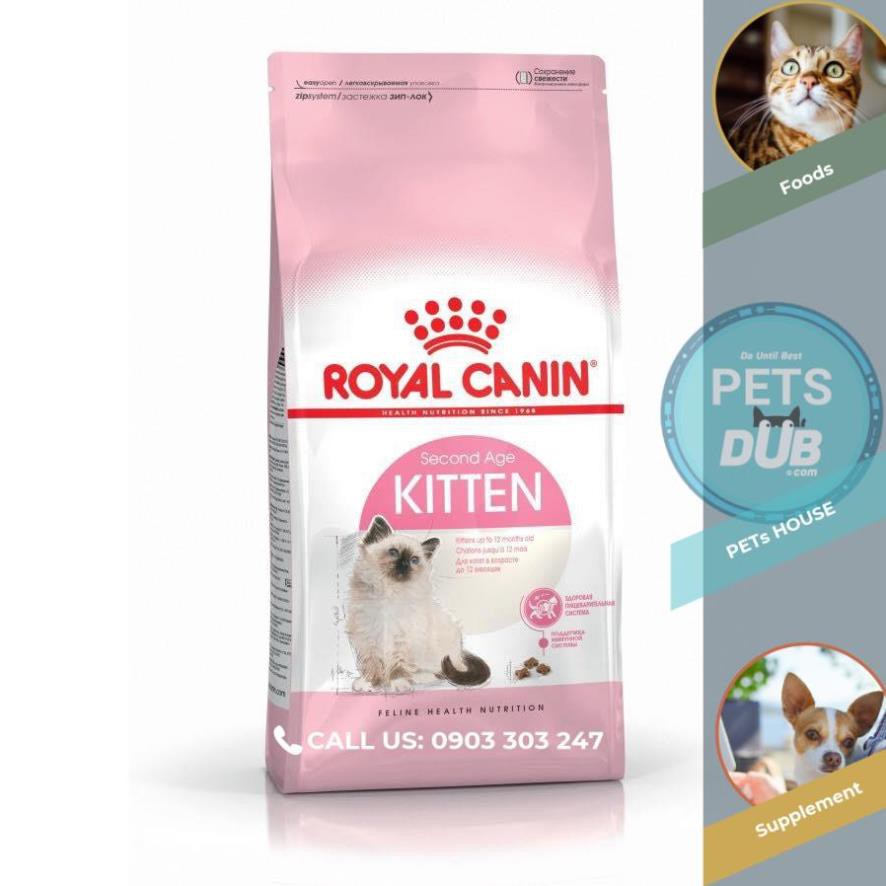 Thức ăn dành cho mèo (Từ 2 tháng đến 1 năm tuổi) ROYAL CANIN KITTEN 10kg (PETs dub)