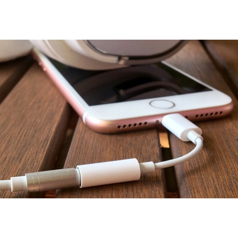 Jack chuyển đổi IPHONE 7->XxMax đầu lightning to 3.5 mm tự động kết nối bluetooth 4.7