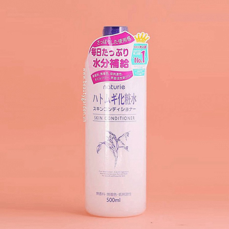 Lotion dưỡng ẩm Naturie Hatomugi Skin Conditioner Chai 500ml XZ