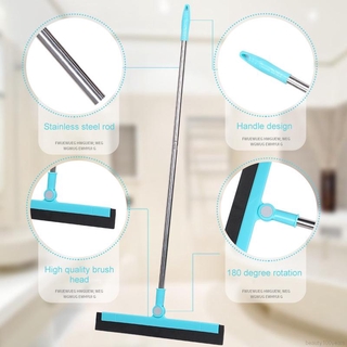 Dụng cụ vệ sinh sàn nhà kính đá hoa cương và bề mặt gỗ tay cầm dài có thể tùy chỉnh 180 độ 