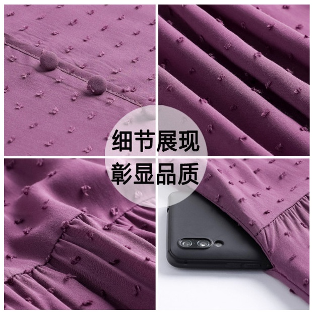 (HÀNG SẴN) Đầm Trung Niên Lụa Cotton Mềm Mát VH46 - Hàng Quảng Châu Cao Cấp