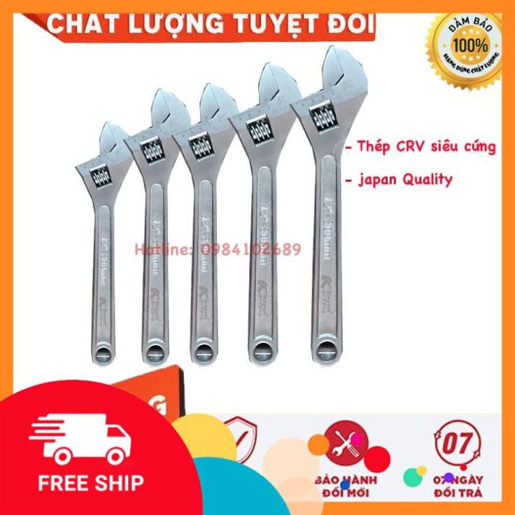 Mỏ Lết Cao Cấp Thép CRV Kapusi Nhật Bản 10 - 15 In