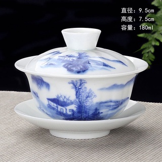 Chén Khải Pha Trà Sứ