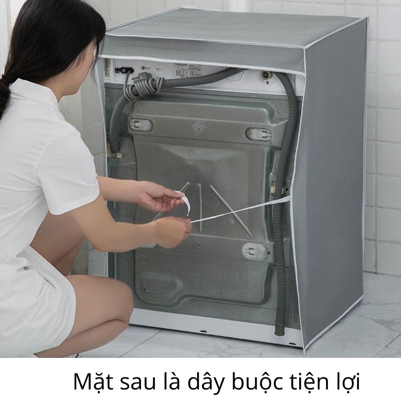 Bọc trùm máy giặt cửa ngang,cửa trên chống bụi chống nước che phủ máy giặt đẹp 88192 THẾ GIỚI TIỆN ÍCH