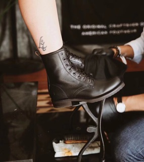 [Order] Boots Frye cổ cao da bò