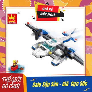 Đồ chơi lắp ráp lego máy bay cảnh sát chiến đấu