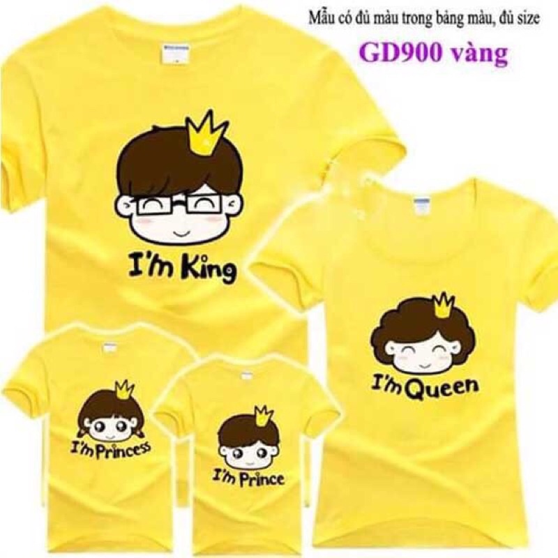 Áo gia đình ngộ nghĩnh thun cotton loại 1 đủ màu size 8-110kg
