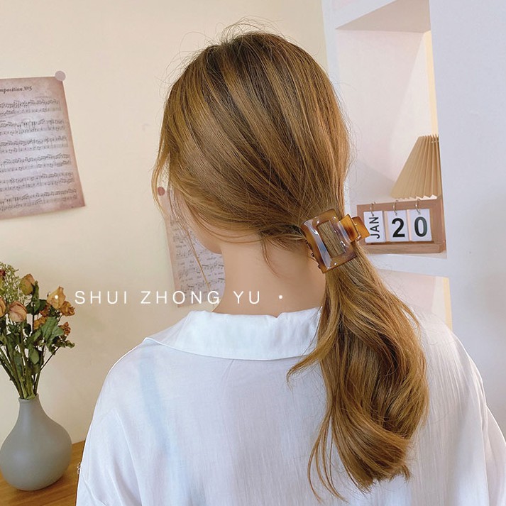 Kẹp Tóc Kiểu Dáng Đơn Giản Phong Cách Hàn Quốc Cho Nữ