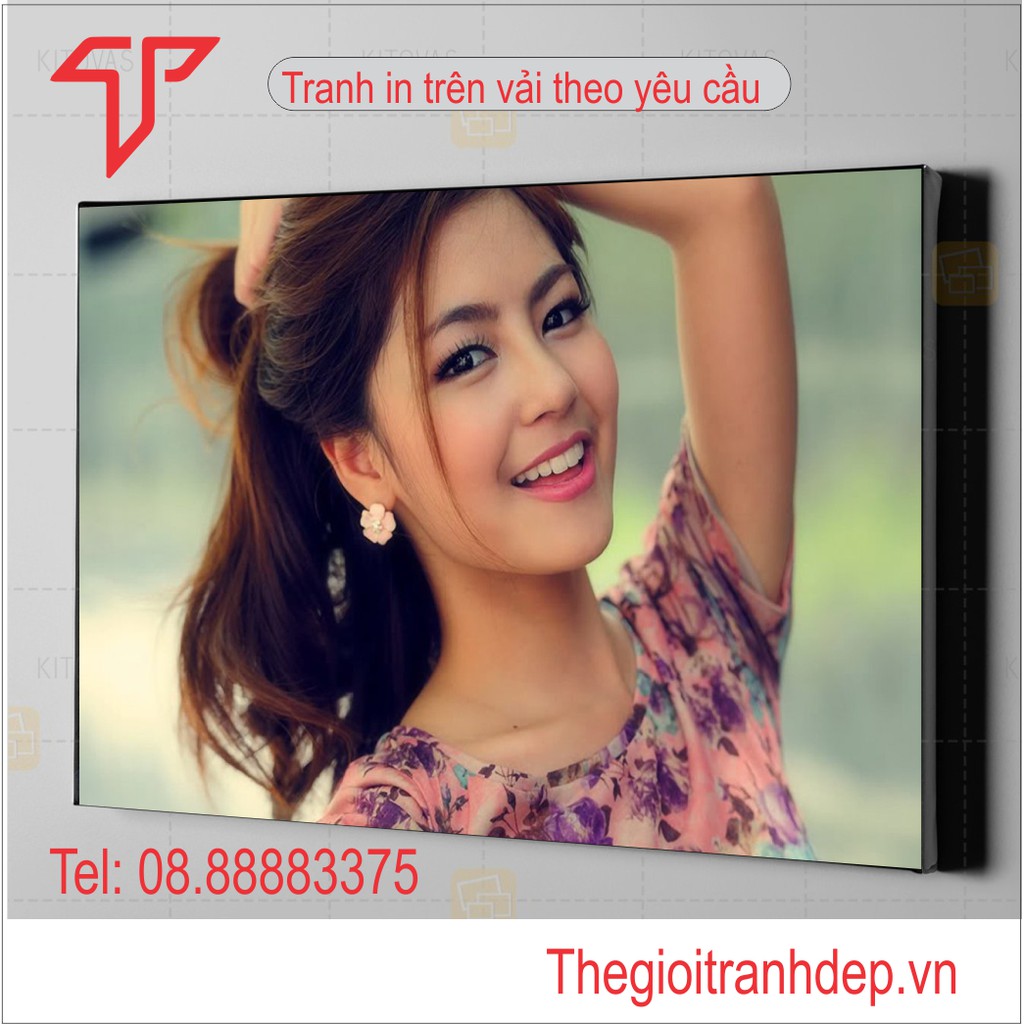 In tranh canvas theo yêu cầu, in tranh khổ lớn, tranh phong cảnh