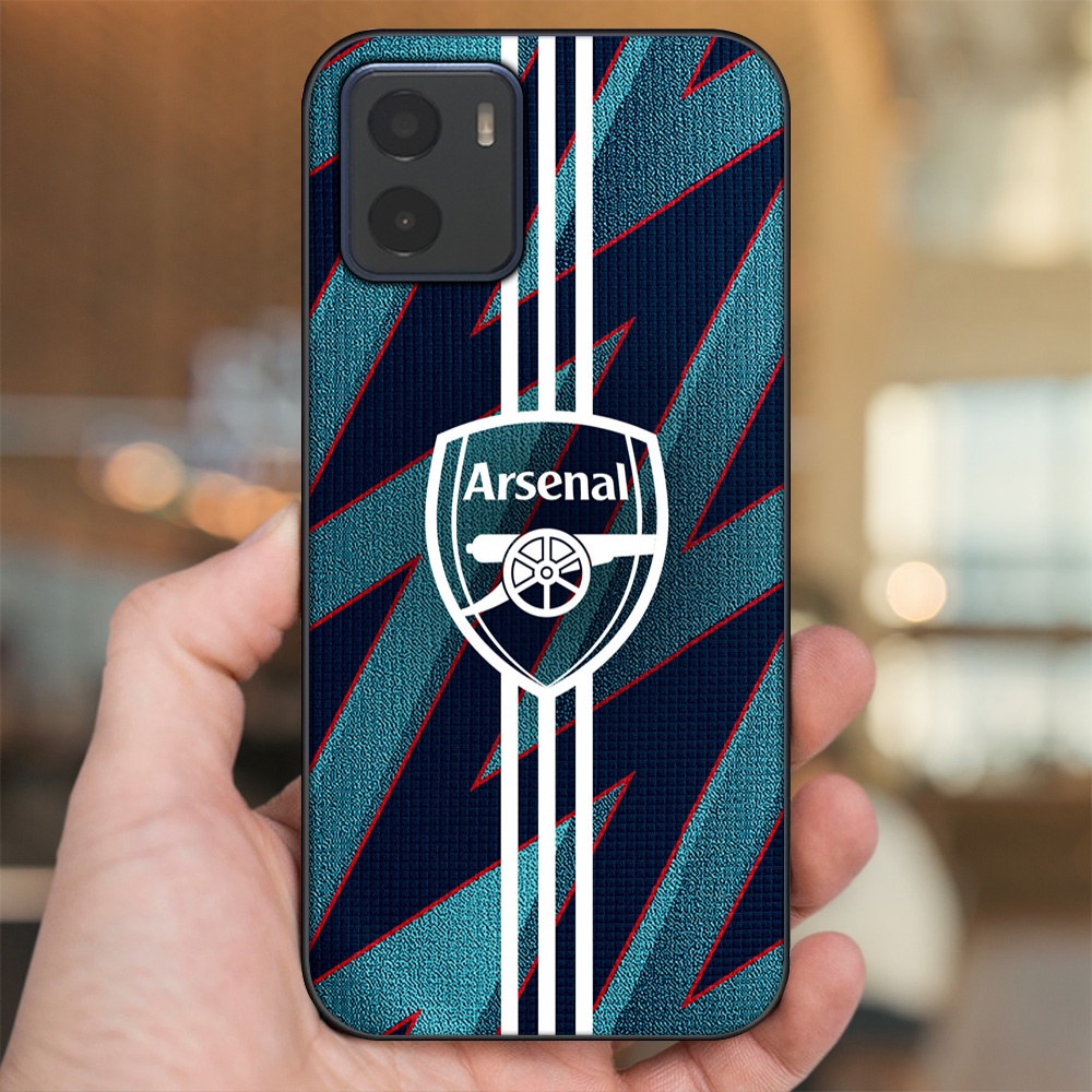 Ốp lưng Vivo Y15s, Y15a viền đen in hình Arsenal FC