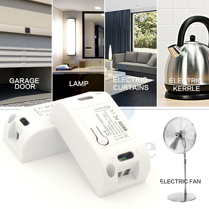 Công tắc điều khiển thông minh DIESE không dây Wifi 433Mhz RF 86 gắn tường chuyên dụng cho đèn LED