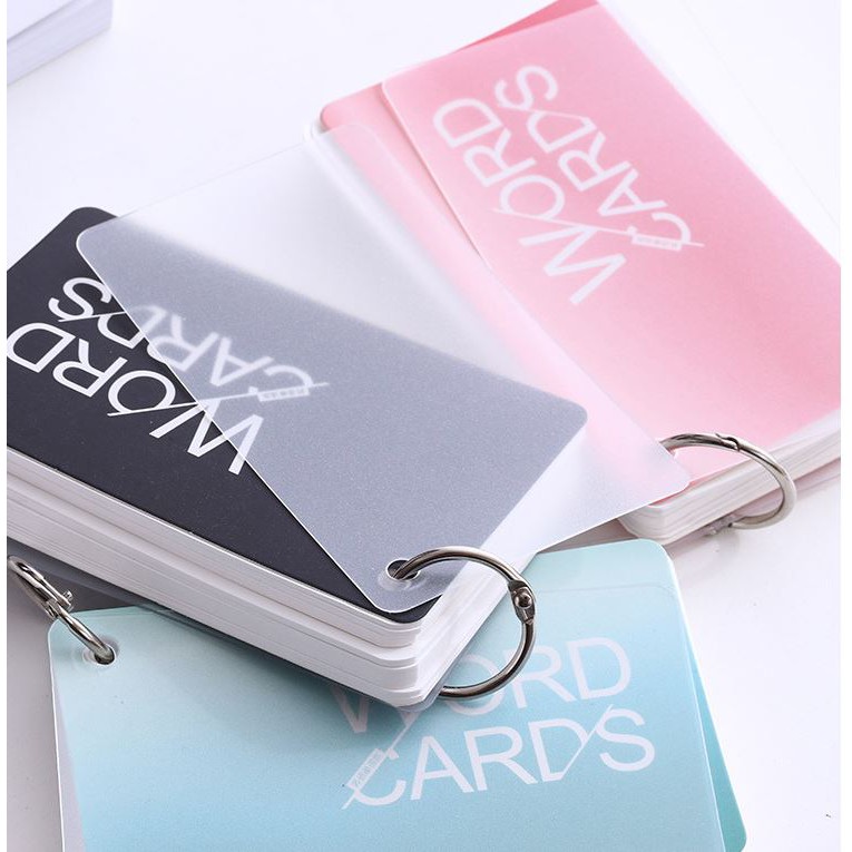 Sổ ghi nhớ từ vựng Flashcard kèm khoen