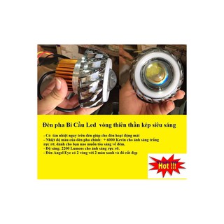 ĐÈN PHA LED BI CẦU CÓ VÒNG THIÊN THẦN