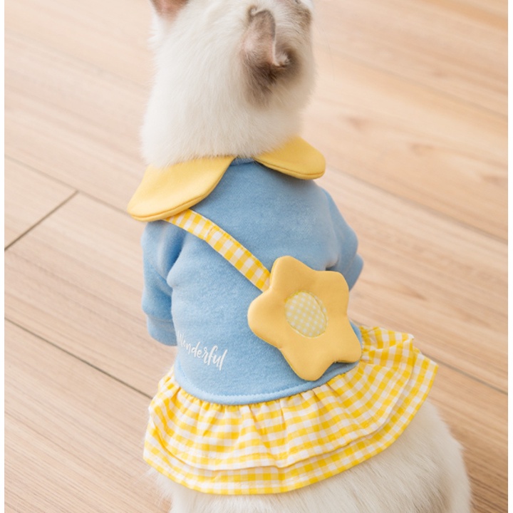 Áo Cho Chó Mèo Thú Cưng Dạng Váy Đầm - Áo Mùa Đông Cho Chó Mèo #Tintin Pet Store