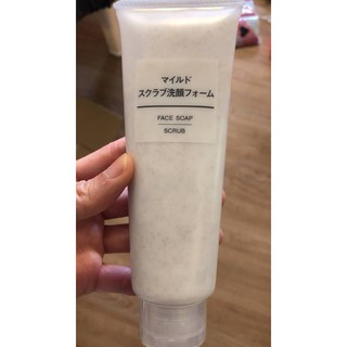 Sữa Rửa Mặt Tẩy Tế Bào Chết - Muji Face Soap Scrub 120g