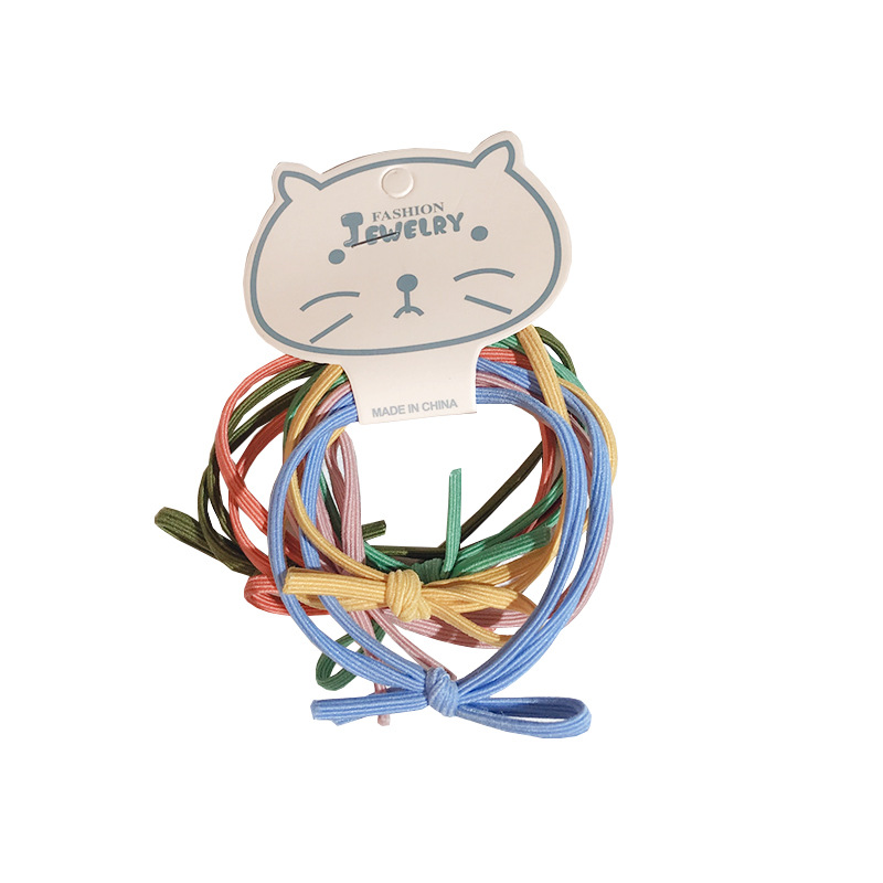 Set 6 dây buộc tóc xinh xắn dành cho nữ