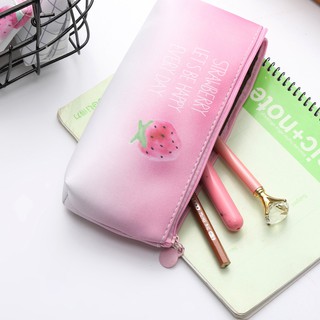 Túi Đựng Bút In Hình Trái Cây Xinh Xắn Cho Học Sinh